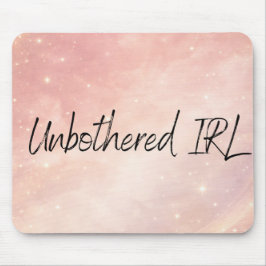 Dusty rose and moon milk AI art マウスパッド