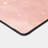 Dusty rose and moon milk sparkles AI art  デスクマット (コーナー)