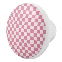Dusty rose checkerboard pattern