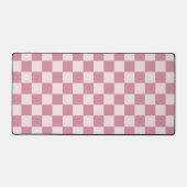 Dusty rose checkerboard pattern デスクマット (正面)