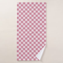 Dusty rose checkerboard pattern