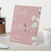 Dusty Rose Chinoiserie Cards And Gifts Wedding 台座サイン (インサイチュ)