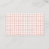 Dusty Rose Diaper Raffle Card | Baby Shower Insert エンクロージャーカード (裏面)