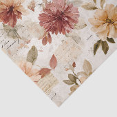 Dusty Rose Fall Floral 薄葉紙 (詳細)