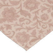 Dusty Rose Floral Brocade Pattern テーブルクロス (アングル)