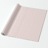 Dusty Rose Gingham Baby Shower Wrapping Paper ラッピングペーパー (アンロールド)