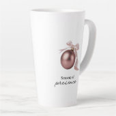 DUSTY ROSE LATTE MUG FOR CHIC HOLIDAY カフェラテマグ (右アングル)
