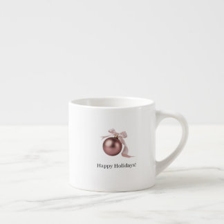 DUSTY ROSE ORNAMENT ESPRESSO MUG FOR CHIC HOLIDAYS エスプレッソカップ