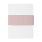 Dusty Rose Pink | ウェディング 招待状ベリーバンド (裏面例)