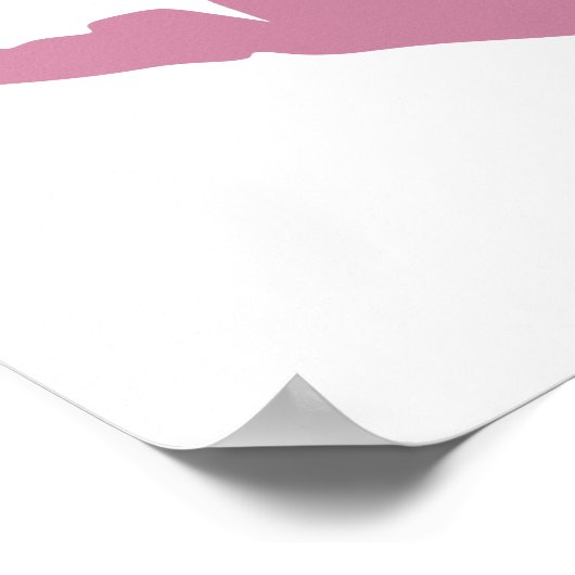 Dusty Rose Pink Lipstick Lips ポスター (角)