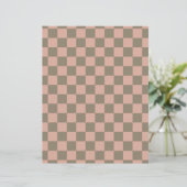 Dusty Rose & Sage Green Checkered Scrapbook Paper (スタンド正面)