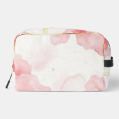 Dusty Rose Sprinkled Gold Frame Mäppchen Beutel ドップキット (裏面)