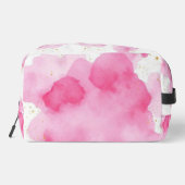 Dusty Rose Sprinkled Gold Mäppchen Beutel ドップキット (裏面)