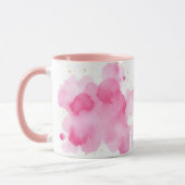Dusty Rose Sprinkled Gold Mug Tasse マグカップ (左)