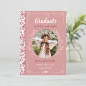 Dusty Rose Story Book Graduation 招待状 (スタンド正面)