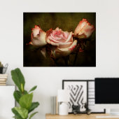 Dusty Rose Stretch Poster Print ポスター (ホームオフィス)