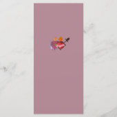 Dusty Rose Two Hearts Catholic Wedding メニュー (裏面)