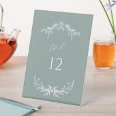 Dusty Sage Cottage Table Number 台座サイン (インサイチュ)