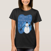 Dusty the Snowman Cleaning Lady Tシャツ (正面)