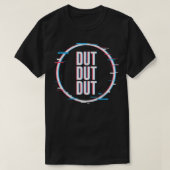 Dut Dut Dut Drum Marching Band Drumline corps Tシャツ (デザイン正面)