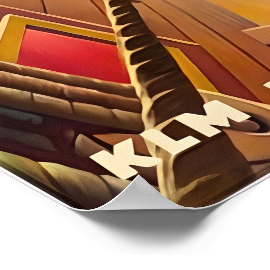 Dutch Art Print KLM Travel Poster ポスター (角)