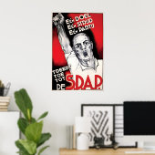 Dutch Election Poster  SDAP One goal, struggle and ポスター (ホームオフィス)