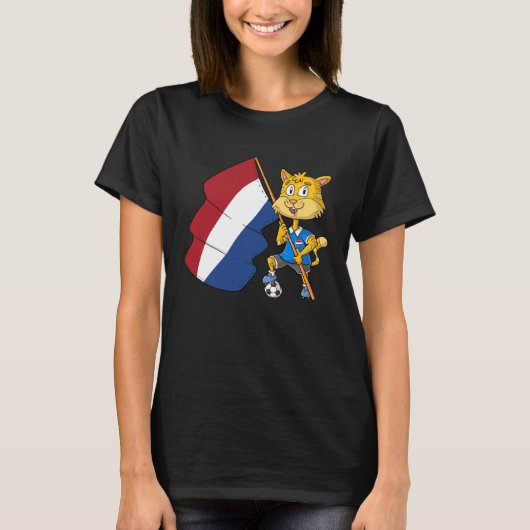 Dutch fan cat tシャツ (正面)