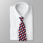 Dutch flag of The Netherlands pattern neck tie ネクタイ (タイ)