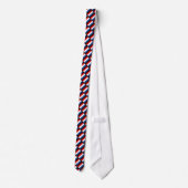 Dutch flag of The Netherlands pattern neck tie ネクタイ (裏面)