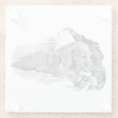 Dutch Hound Resting –  Graphic Coaster ガラスコースター (裏面)