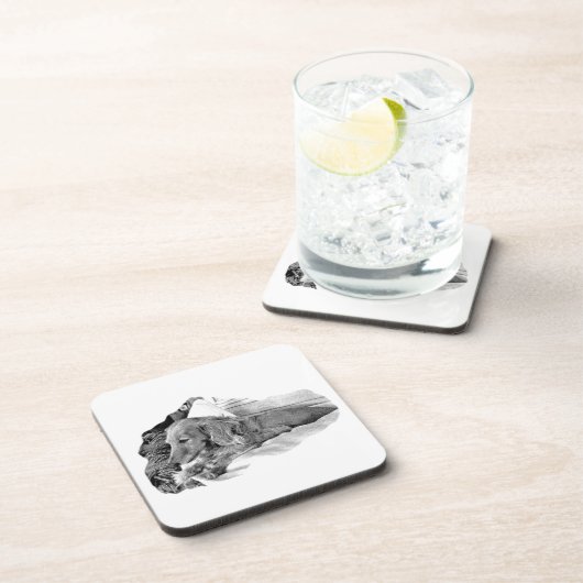 Dutch Hound Resting –  Graphic Coaster コースター (右側)