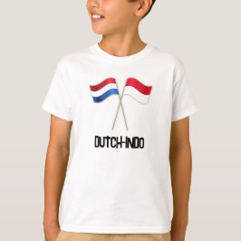 Dutch-Indo with Two Flags Tシャツ
