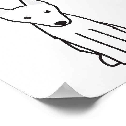 Dutch Shepherd ポスター (角)