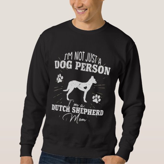 Dutch Shepherd Dog Mom for Women Puppy Mothers スウェットシャツ (正面)