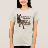 Dutch Shepherd -Hollandse Herdershond トライブレンドＴシャツ (正面)