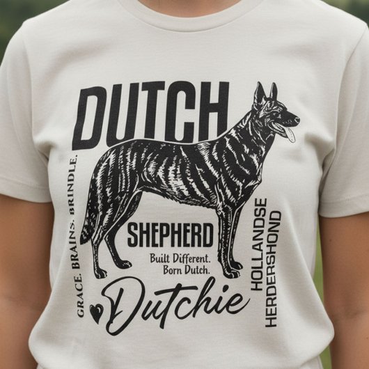 Dutch Shepherd -Hollandse Herdershond トライブレンドＴシャツ