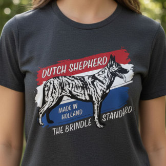 Dutch Shepherd -Hollandse Herdershond トライブレンドＴシャツ