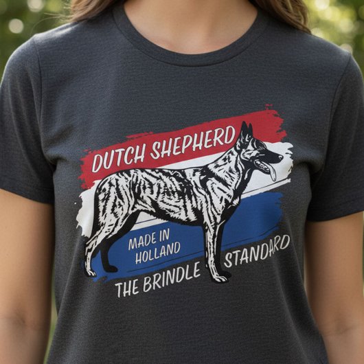 Dutch Shepherd -Hollandse Herdershond トライブレンドＴシャツ