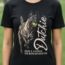 Dutch Shepherd -Hollandse Herdershond トライブレンドＴシャツ