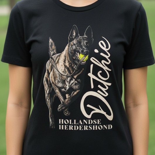 Dutch Shepherd -Hollandse Herdershond トライブレンドＴシャツ