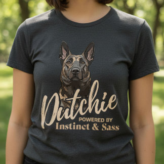 Dutch Shepherd -Hollandse Herdershond トライブレンドＴシャツ