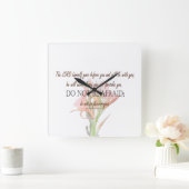 『Dutelonomy 31, Do''Be Be Be, Lily Flower』 スクエア壁時計 (ホーム)