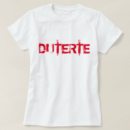 DUTERTEのワイシャツ Tシャツ (デザイン正面)