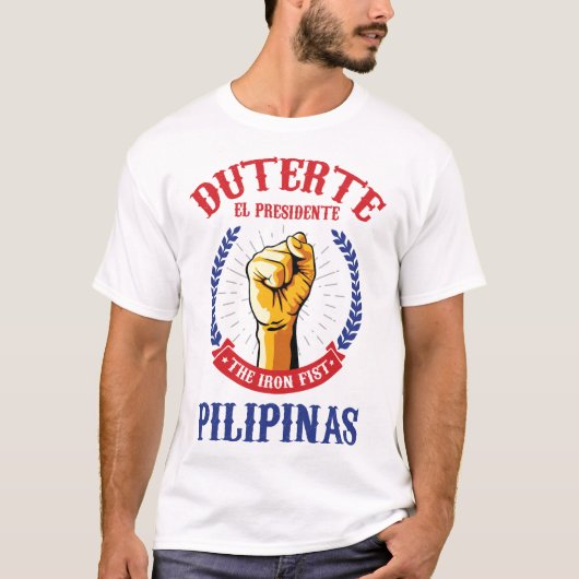 Duterteフィリピンの大統領 Tシャツ (正面)