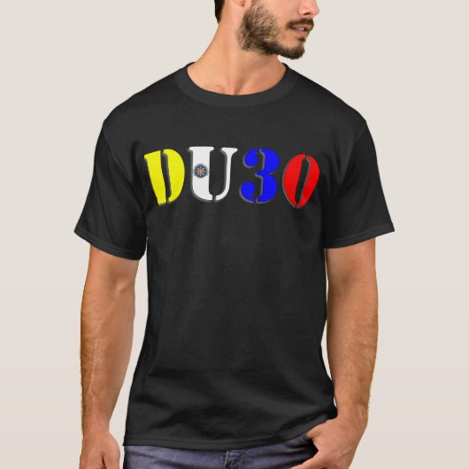 DuterteフィリピンDU30 Tシャツ (正面)