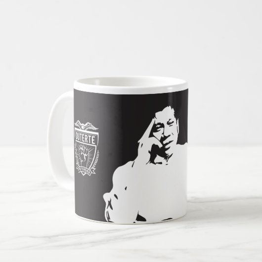 Duterte大統領パニッシャーのコーヒー・マグ コーヒーマグカップ (正面左)