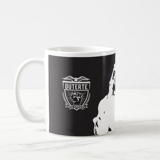 Duterte大統領パニッシャーのコーヒー・マグ コーヒーマグカップ (左)