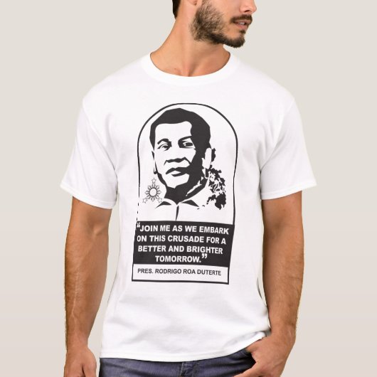 Duterte大統領 Tシャツ (正面)