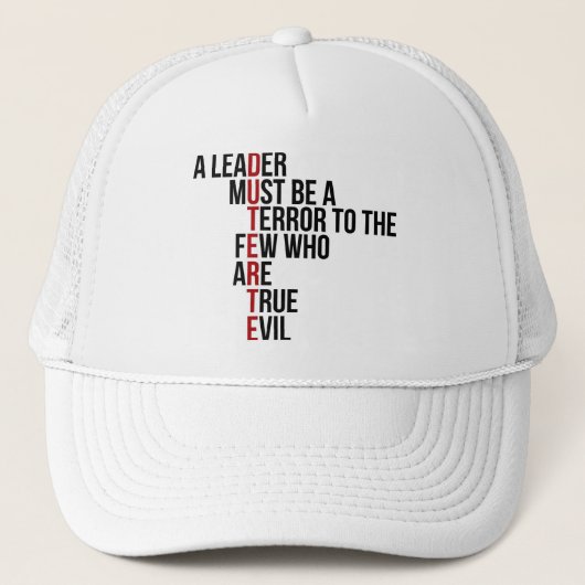 Duterte キャップ (正面)