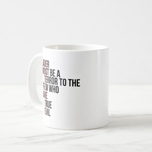 Duterte コーヒーマグカップ (正面左)